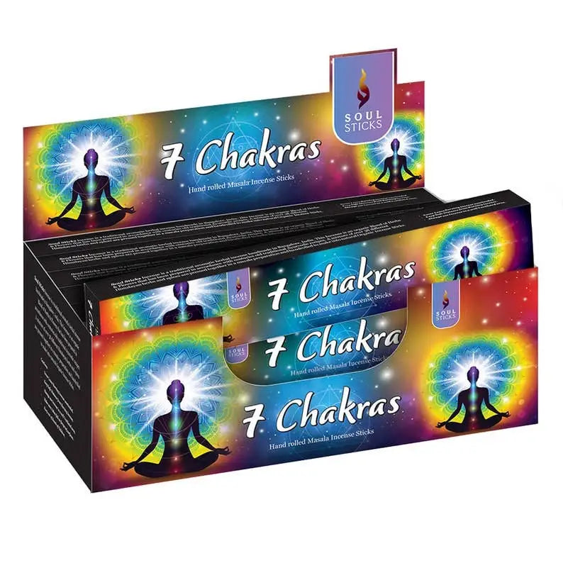 🌈✨7 Chakras Masala Incense – Balance Cleansing and Energy Flow 🕉️