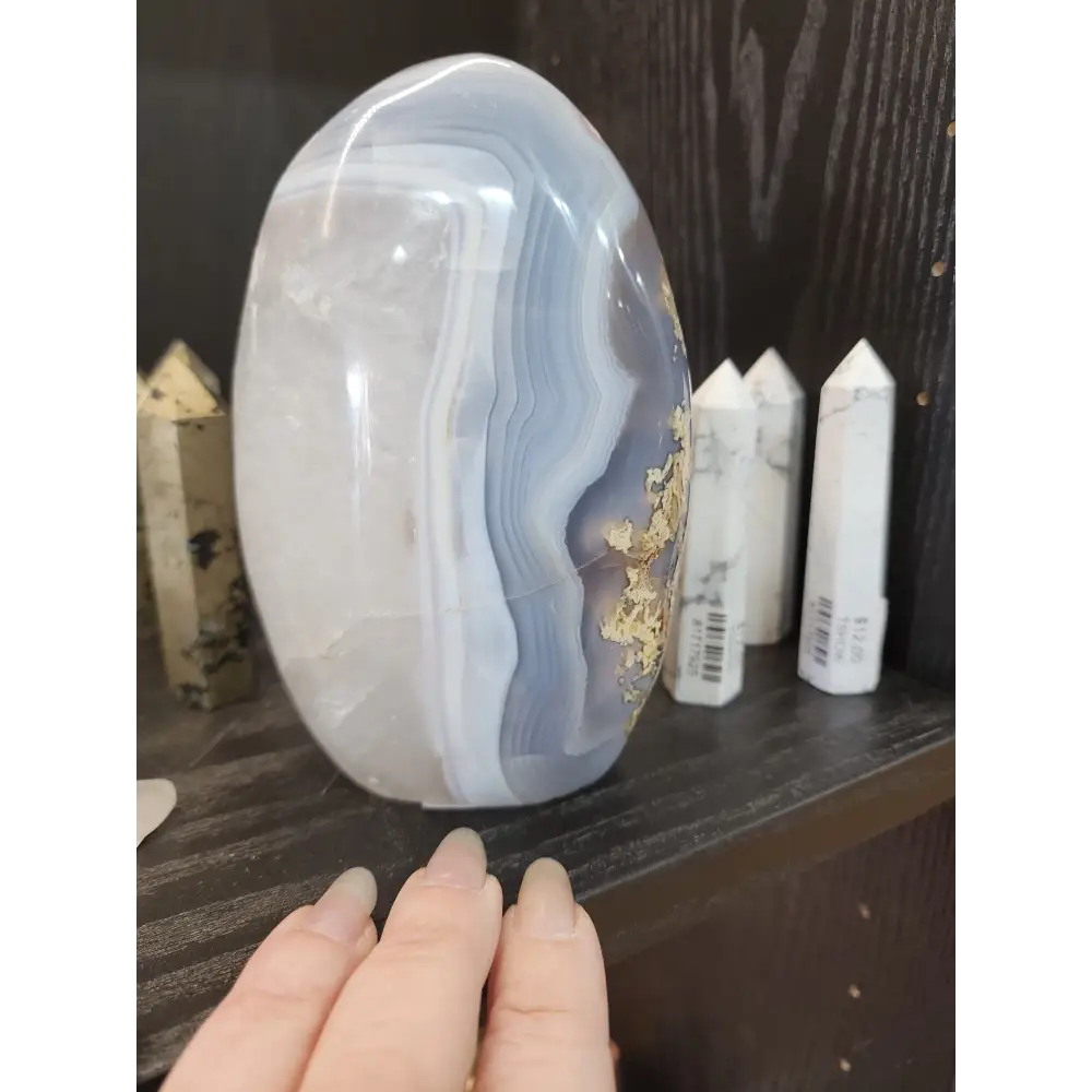 🌈✨ Embrace the Mystical Energy of Banded Agate Freeform – Balance Protection & Natural Beauty! 🪨 - 2 - Free Forms