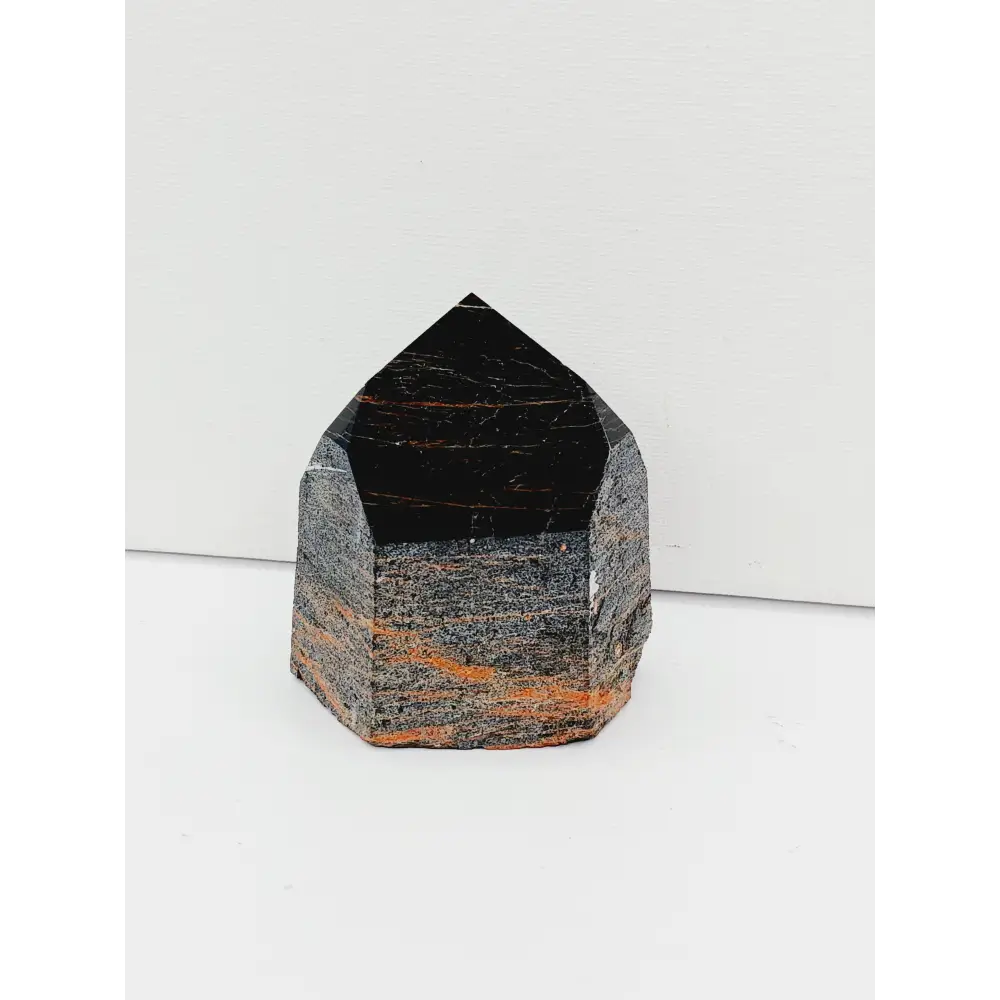 🖤🪨 Black Tourmaline with Hematite Tower – Double Protection and Deep Grounding ✨ - 6 - Specimens