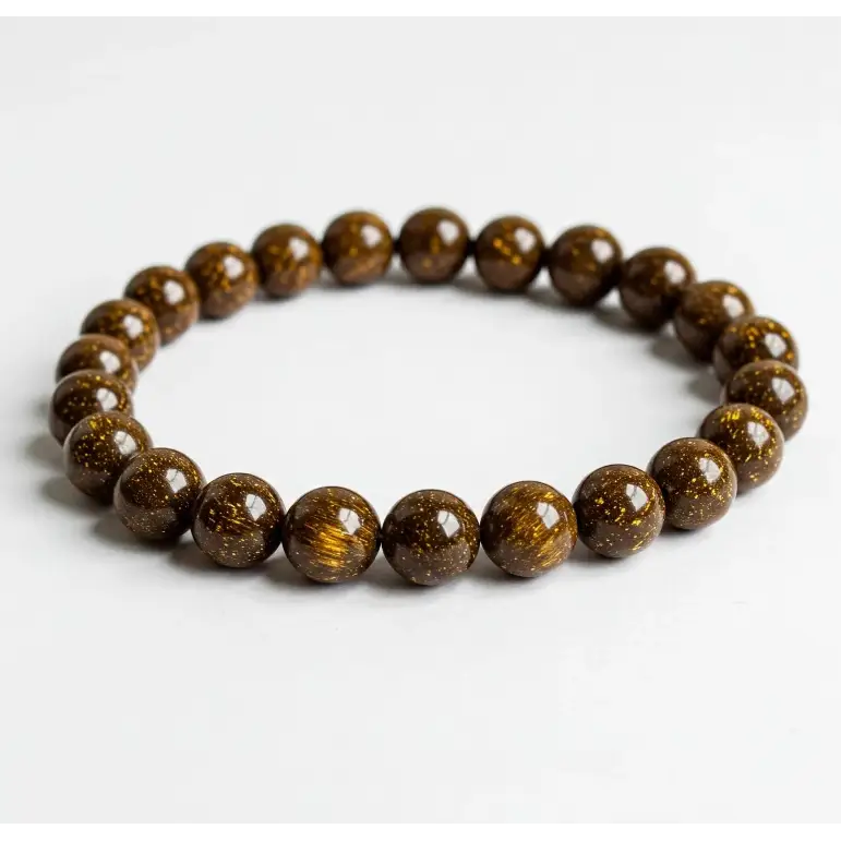 š¤āØ Bronzite Bracelet 8mm ā Grounding Protection and Confidence š”ļø - OMC BRACELETS