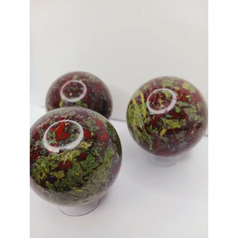 🐉✨ Dragon’s Blood Jasper Sphere – Courage Vitality and Ancient Wisdom! 🌿 - Spheres
