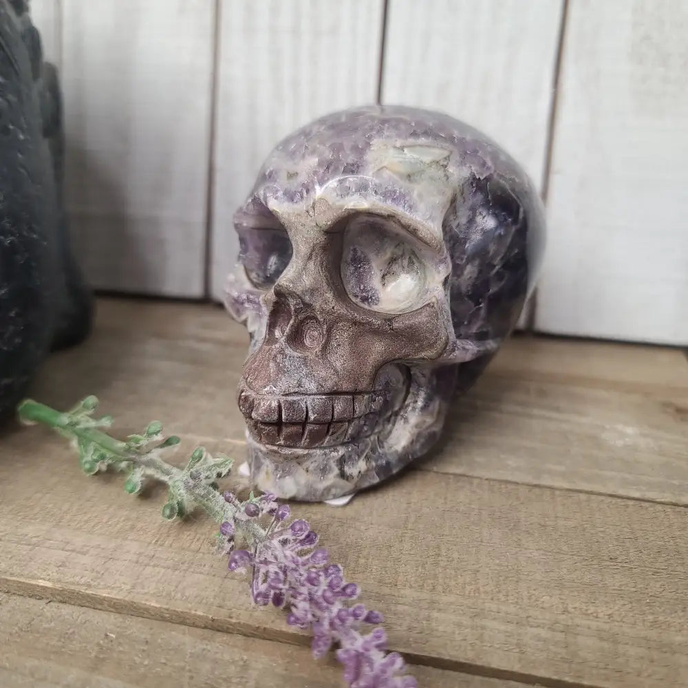 Dream Amethyst Skulls - 8 - Carvings