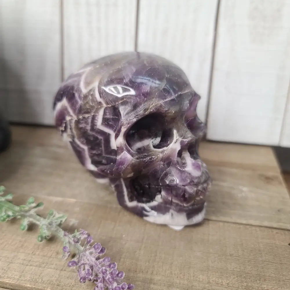 Dream Amethyst Skulls - 4 - Carvings