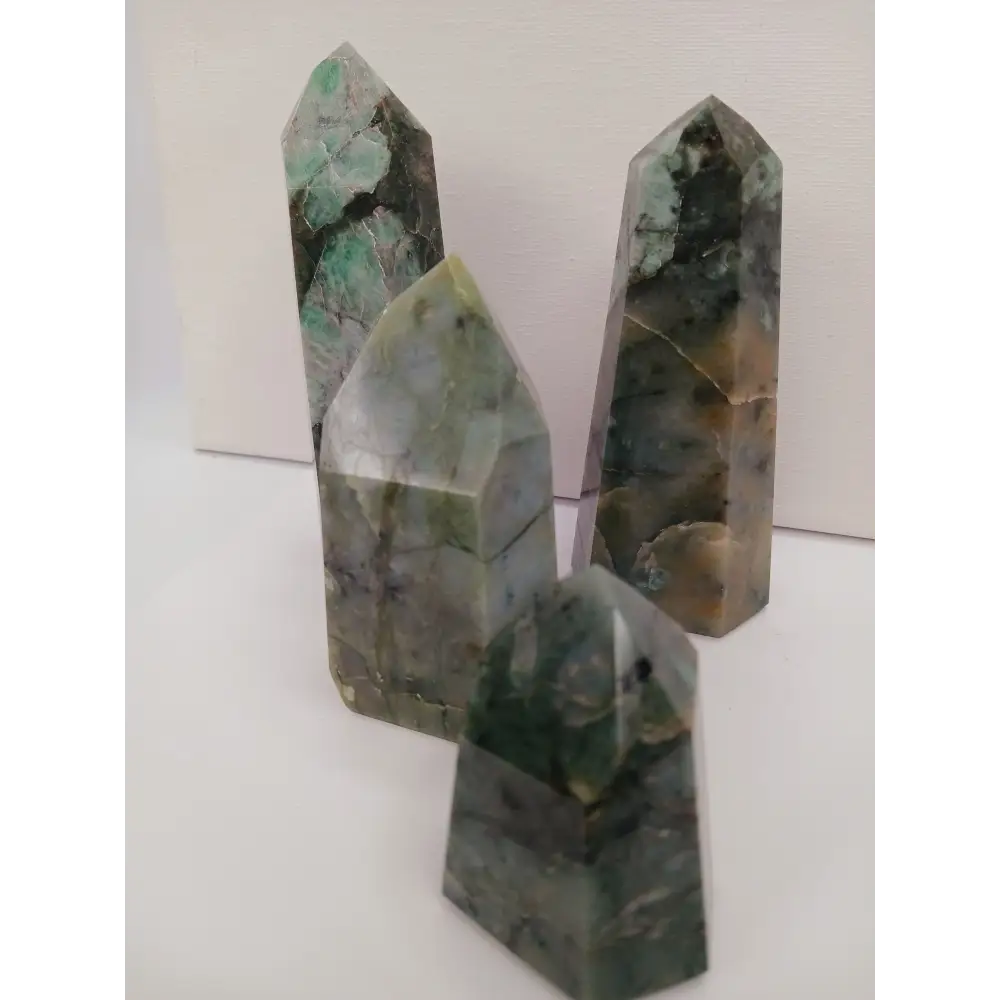 💚✨ Emerald Stone Tower – Abundance Heart Healing and Ancient Wisdom 🌿 - Towers