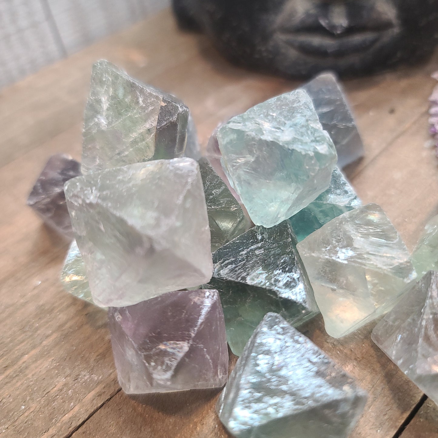 Fluorite Octahedrons - Tumbles