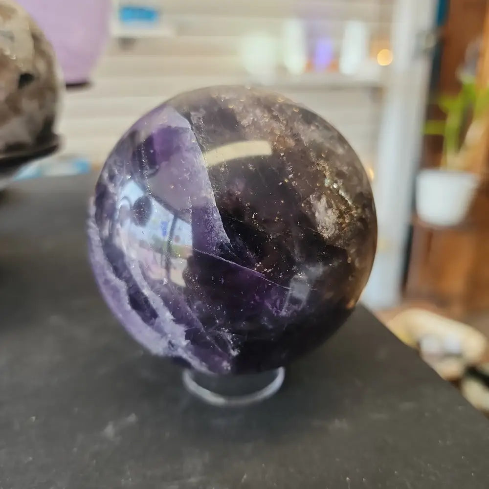 💚✨ Fluorite with Pyrite Spheres – Clarity Abundance and Energetic Shielding! ✨💚 - 1 - Spheres