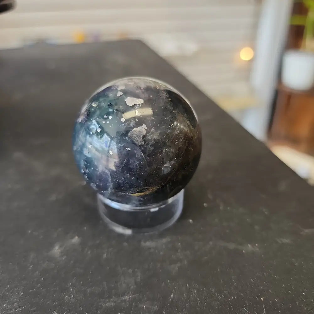 💚✨ Fluorite with Pyrite Spheres – Clarity Abundance and Energetic Shielding! ✨💚 - 10 - Spheres