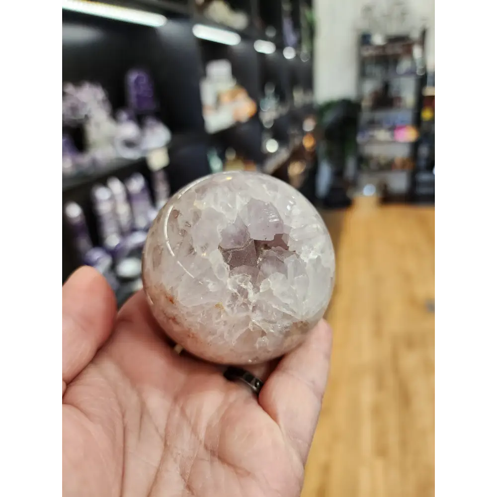 🌸💜 Gemmy Purple Flower Agate Spheres – Blossoming Beauty & Harmony! ✨ - 2 - Spheres