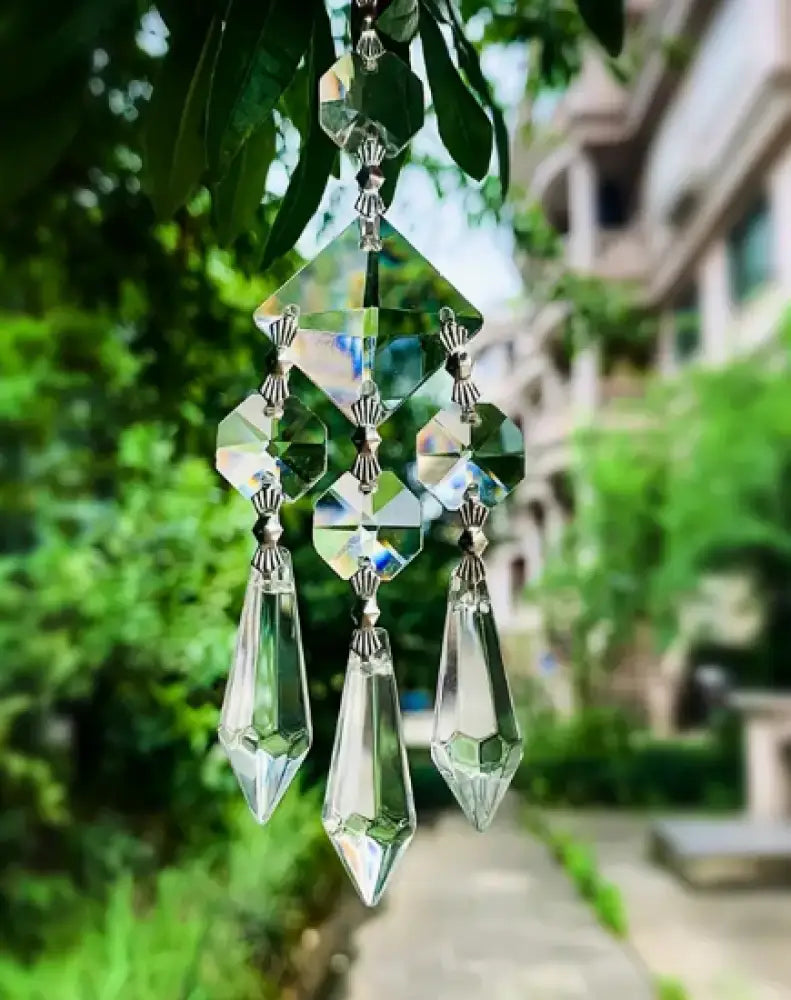 🌈✨ Gorgeous Window Suncatchers – Capture the Rainbows and Brighten Your Space! ☀️ - 4 in Multi Crystal Suncatcher