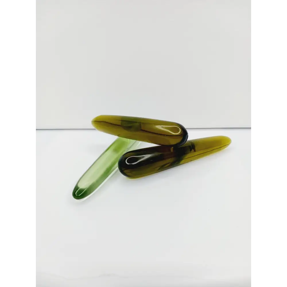 💚✨ Green Obsidian Wands-Intuitive Pick – Healing Heart Opening and Energy Flow 🌿 - dark green