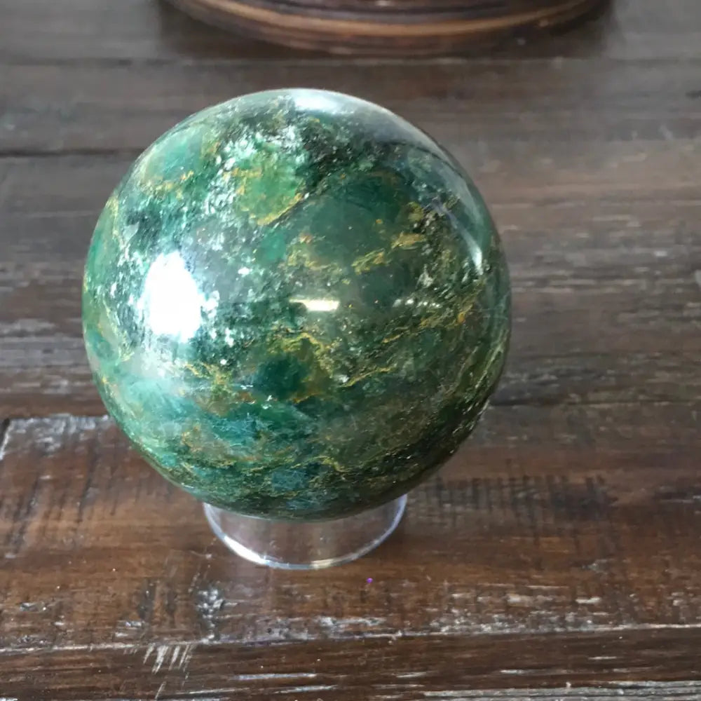 💚🌿 Green Zoisite Spheres (2.5’’) – Growth Vitality and Heart Healing! 🌿💚 - Spheres