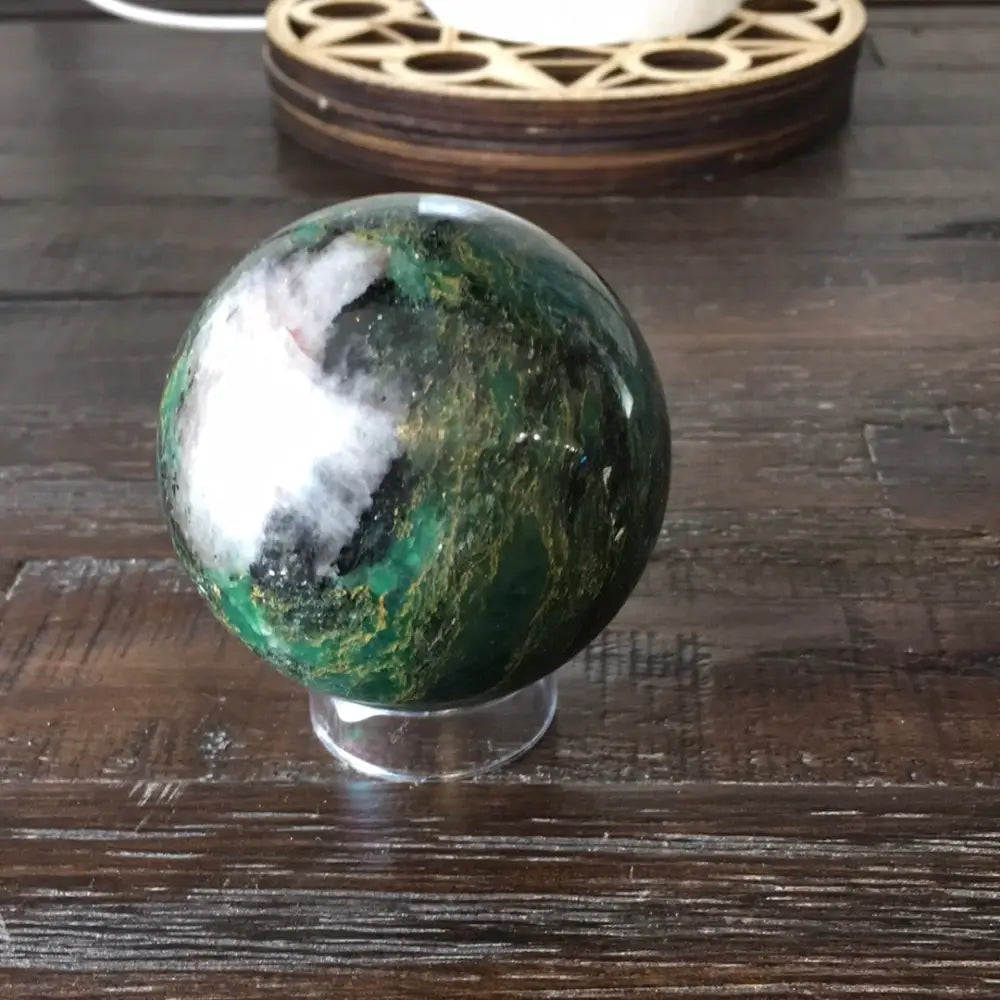 💚🌿 Green Zoisite Spheres (2.5’’) – Growth Vitality and Heart Healing! 🌿💚 - Spheres