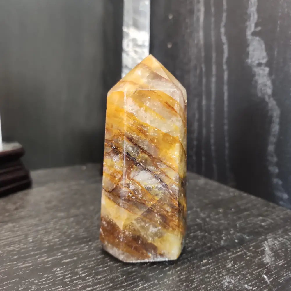 🌟💛 Hematoid Golden Healer Quartz Towers – Healing Energy & Empowerment! 🗼 - 6 - 4.25’’ - Towers