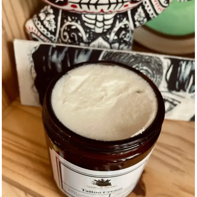 ✨ Holistic Tattoo Care Cream – Nourish Soothe & Protect Your Sacred Art! 🖤 - Bath Body & Skin Products