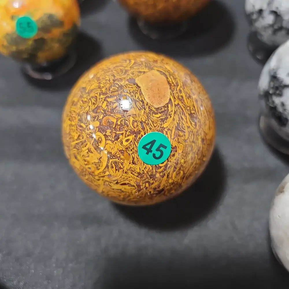 🖋️✨ Imperial Calligraphy Jasper Spheres – Wisdom Creativity and Ancient Inspiration! ✨🖋️ - 2 - Spheres