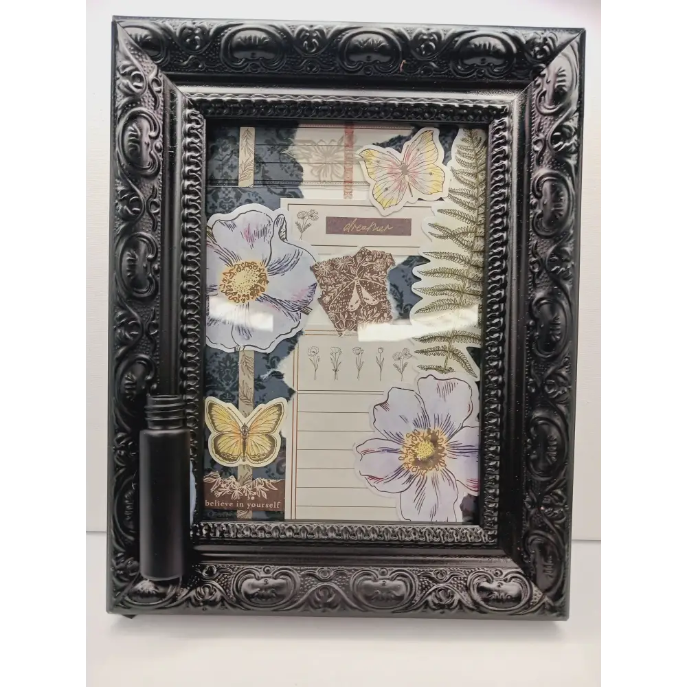 🖤🌱 Inspiring Propagation Frame with Bottle – Growth Positivity and Daily Motivation ✨ - Dreamer - Believe in Yourself