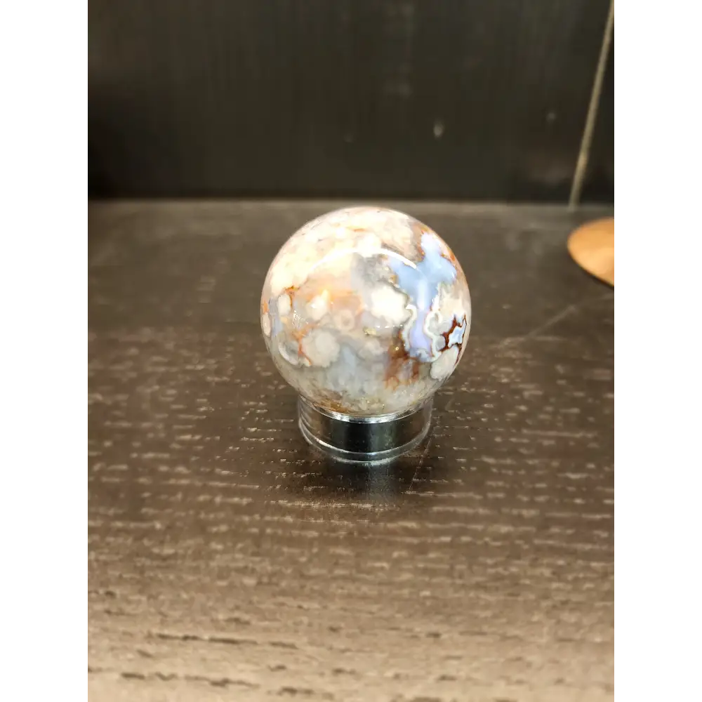🌸💜 Lavender Cherry Blossom Agate Spheres – Tranquility Growth & Inner Beauty! ✨ - 14 - Spheres