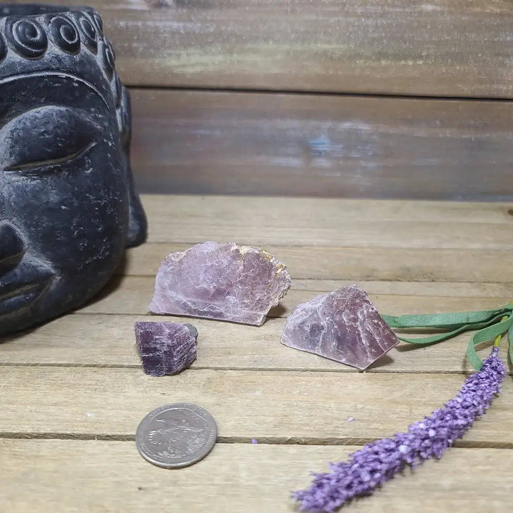 Lepidolite Mini Slabs for Love and Spiritual Vibes – The Mystical Moons