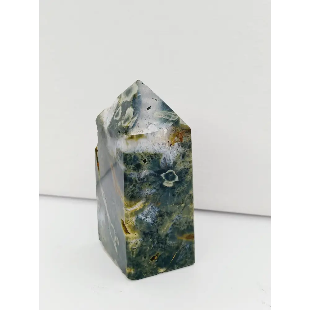 🌊✨ Ocean Jasper Point – Joy Renewal and Emotional Healing 🪨 2.75’’ - Towers