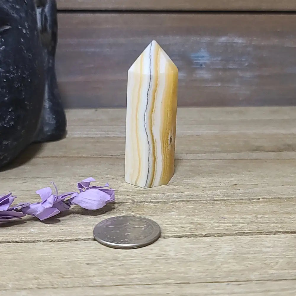 ORANGE CALCITE POINTS - 4 - 2.5’’ - Towers