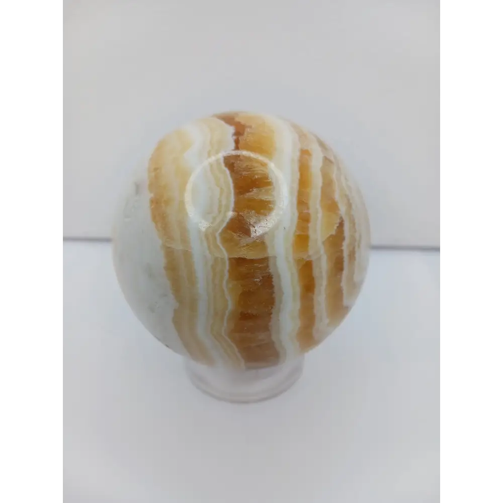 🧡✨ Orange Calcite Sphere – Creativity Joy and Vibrant Energy ✨🧡 - 4 - 3’’ - Spheres