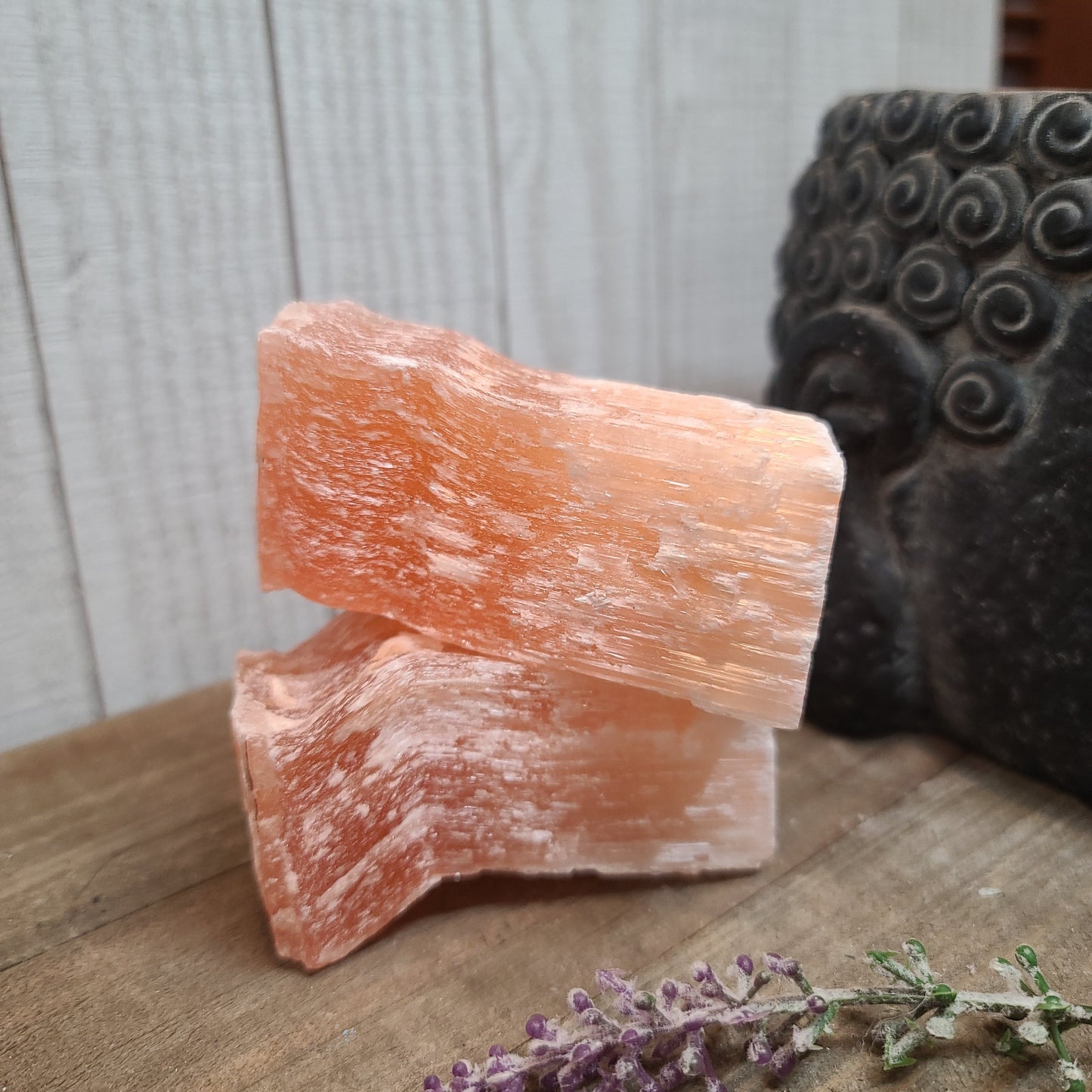 Orange Selenite - Specimens