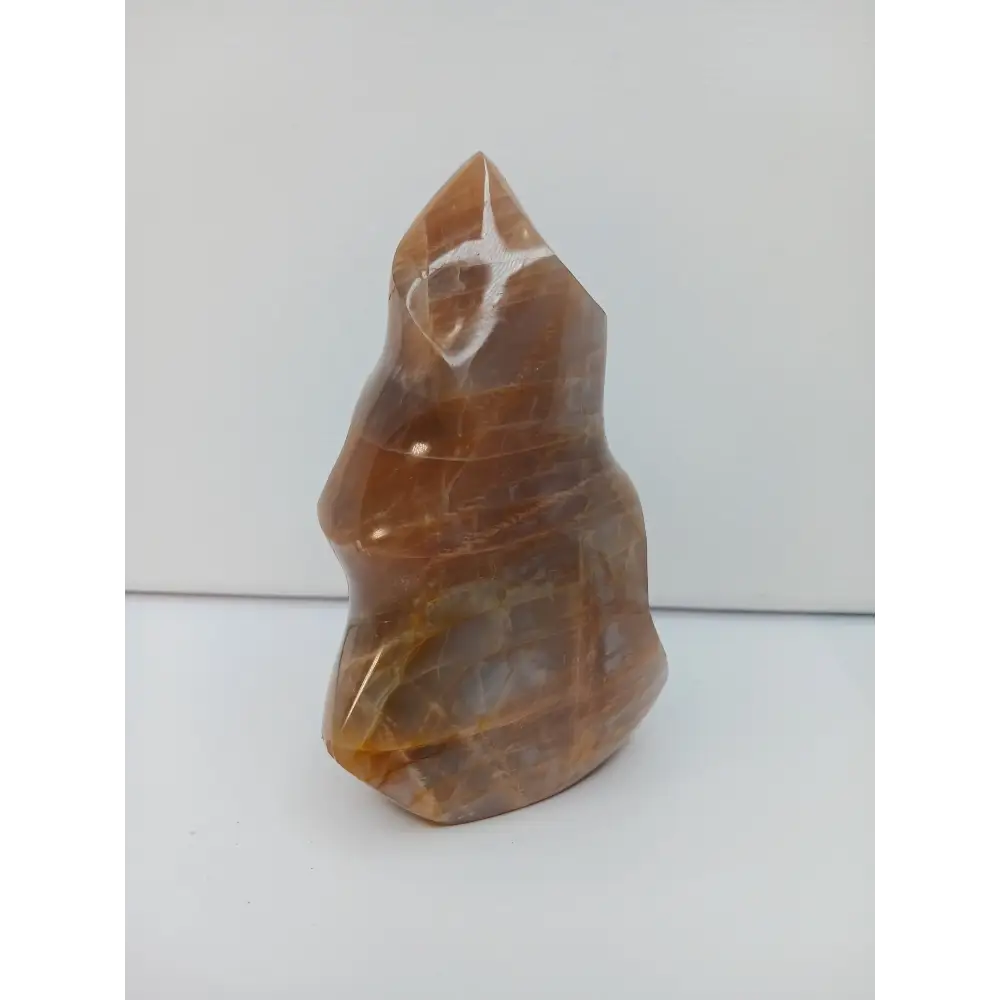 🔥🍑 Peach Moonstone Flame 4.5’’ – Emotional Healing and New Beginnings! 🌙 - Free Forms