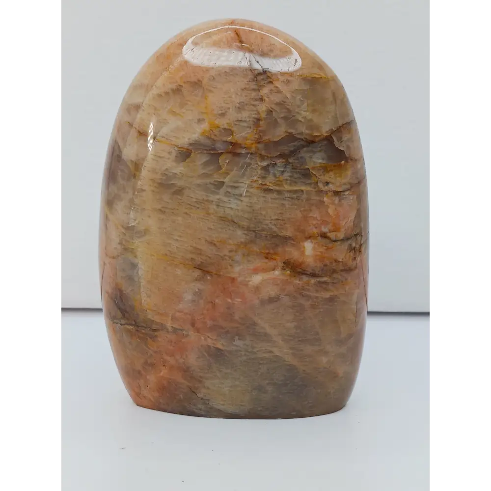 🌸✨ Peach Moonstone Freeforms 3.75’’ to 4’’ – Nurturing Love and Emotional Healing! 🌙 - 2 - 3.75’’ - Free Forms