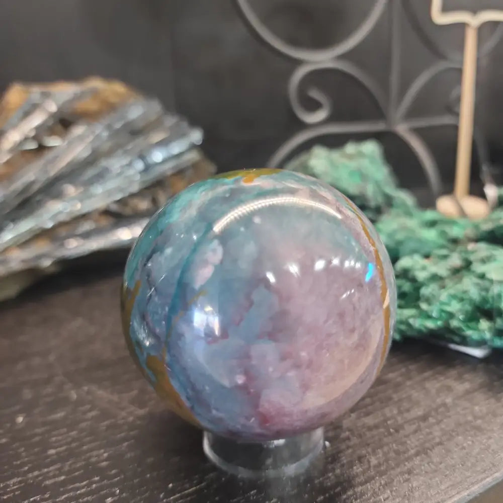 Purple Ocean Jasper Spheres - 3 - Spheres