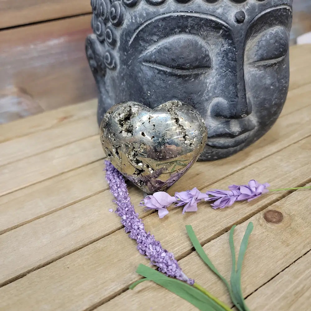 Pyrite Hearts - 06. Pyrite Heart - 2 1/2’’ - Carvings