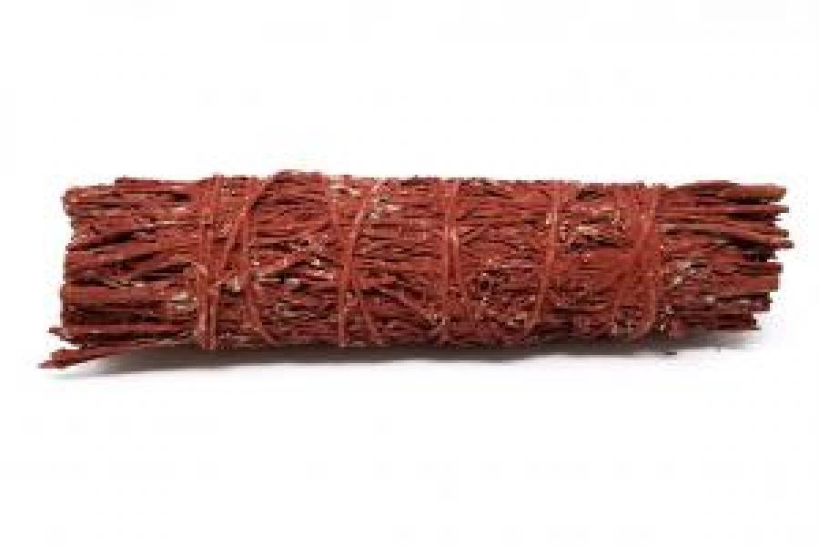 Red Smudge Sage 3-4’’ (mountain sage mix with dragon’s blood resin) - Incense & Burners