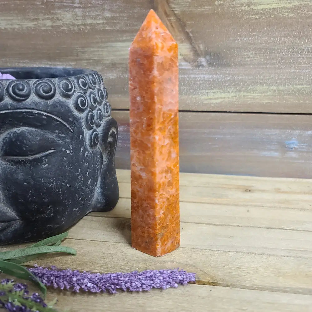 Sunstone Tower – Radiant Energy & Joyful Vibes | The Mystical Moons - 5 - 5.75’’ - Towers