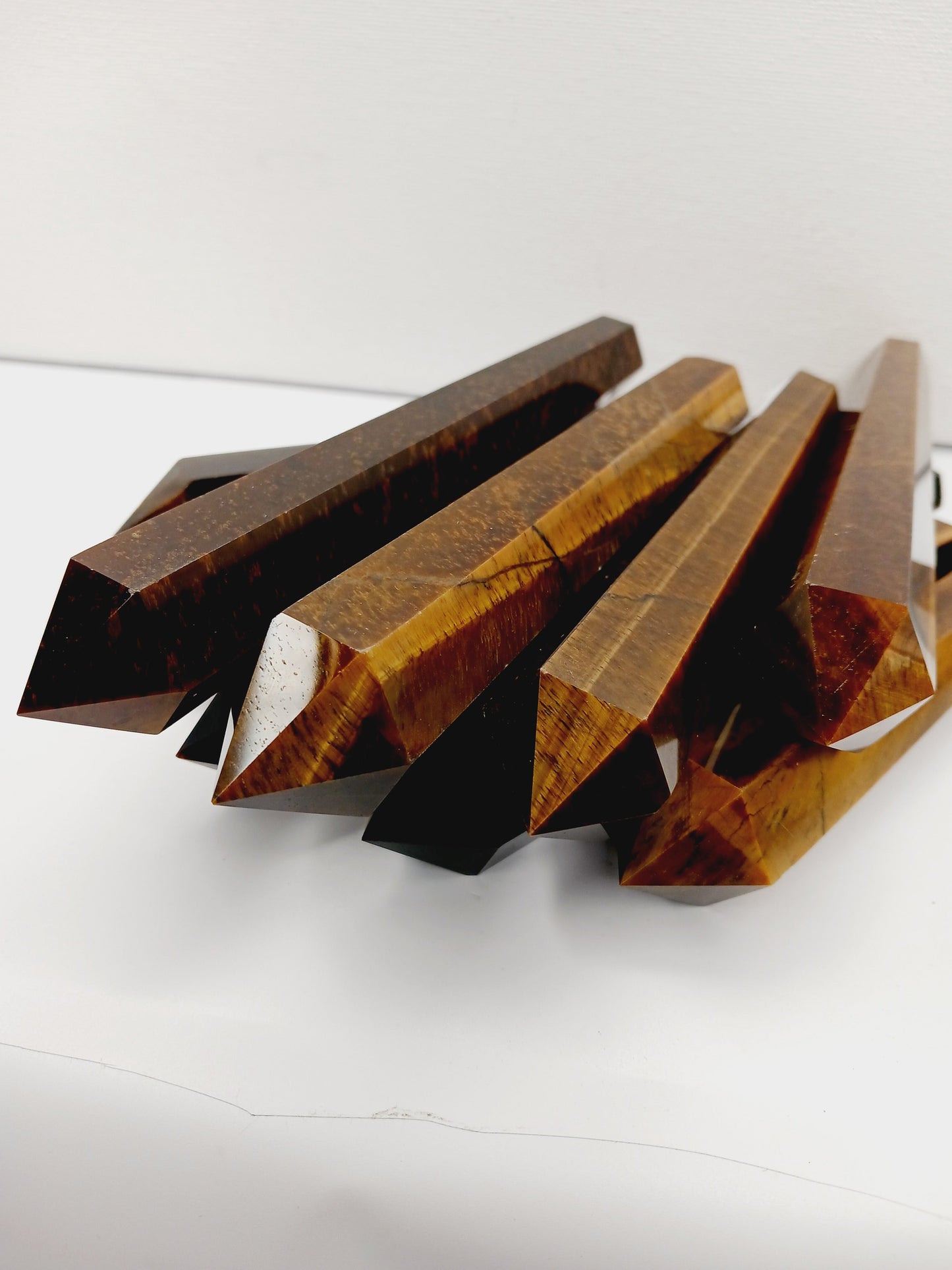 🐯✨ Tigers Eye Wand 7’’ – Confidence Protection and Manifestation Magic! 🌟