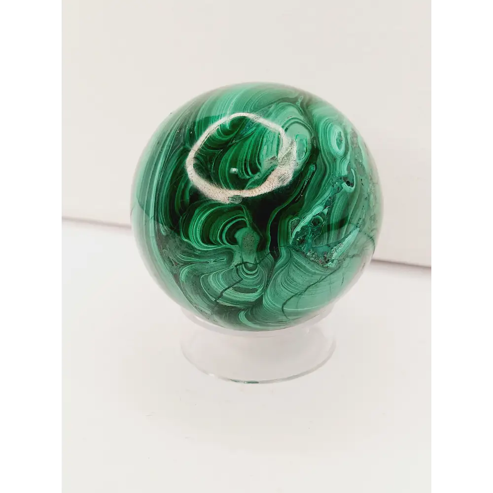 💚✨ Transformative Beauty: Malachite Sphere – Protection Transformation & Empowered Growth! 🌿 - 3 - 1 3/4’’ - Spheres