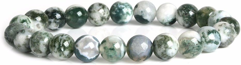 š³āØ Tree Agate Bracelet 8mm ā Growth Stability and Peace š¤ - OMC BRACELETS