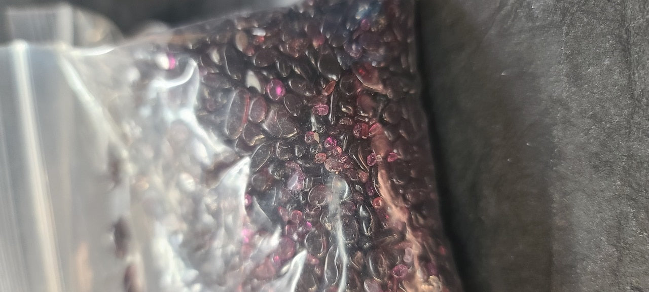 Water Bottle Chip Refill - Garnet Chips - Crystal Water Bottles