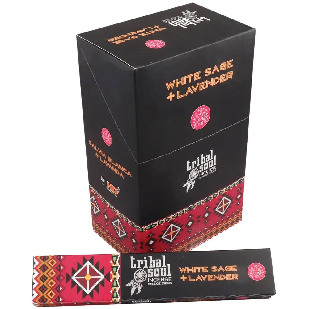 WHITE SAGE & LAVENDAR SMUDGING INCENSE - Incense & Burners