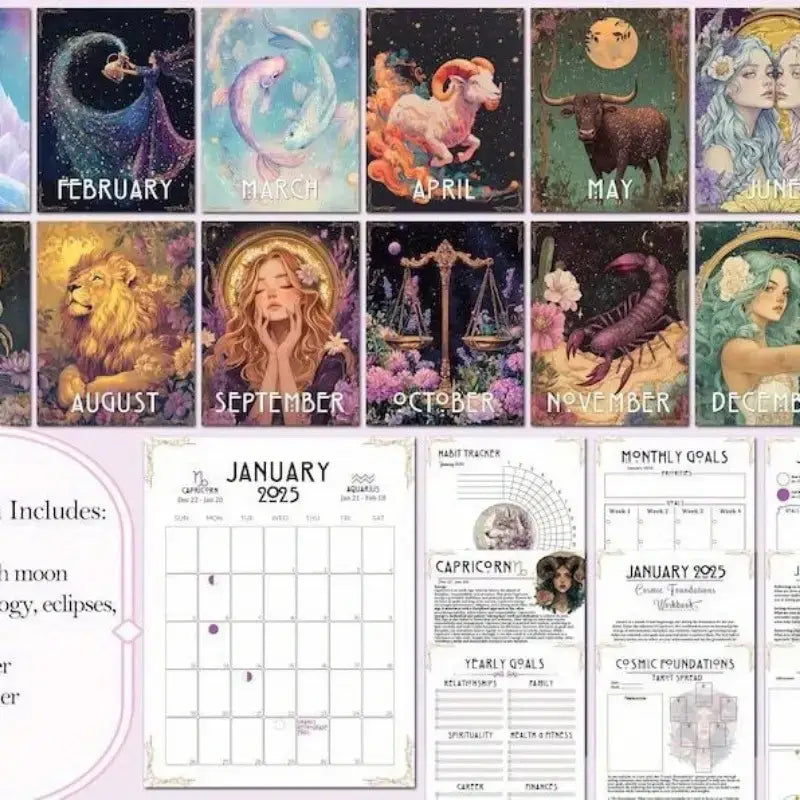 ๐ฎ๐
Witch Planner 2025 โ Magical Organization for Your Most Enchanted Year! โจ - Books & Journals