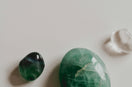 green and white marble toys