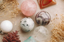 a group of different colored objects
