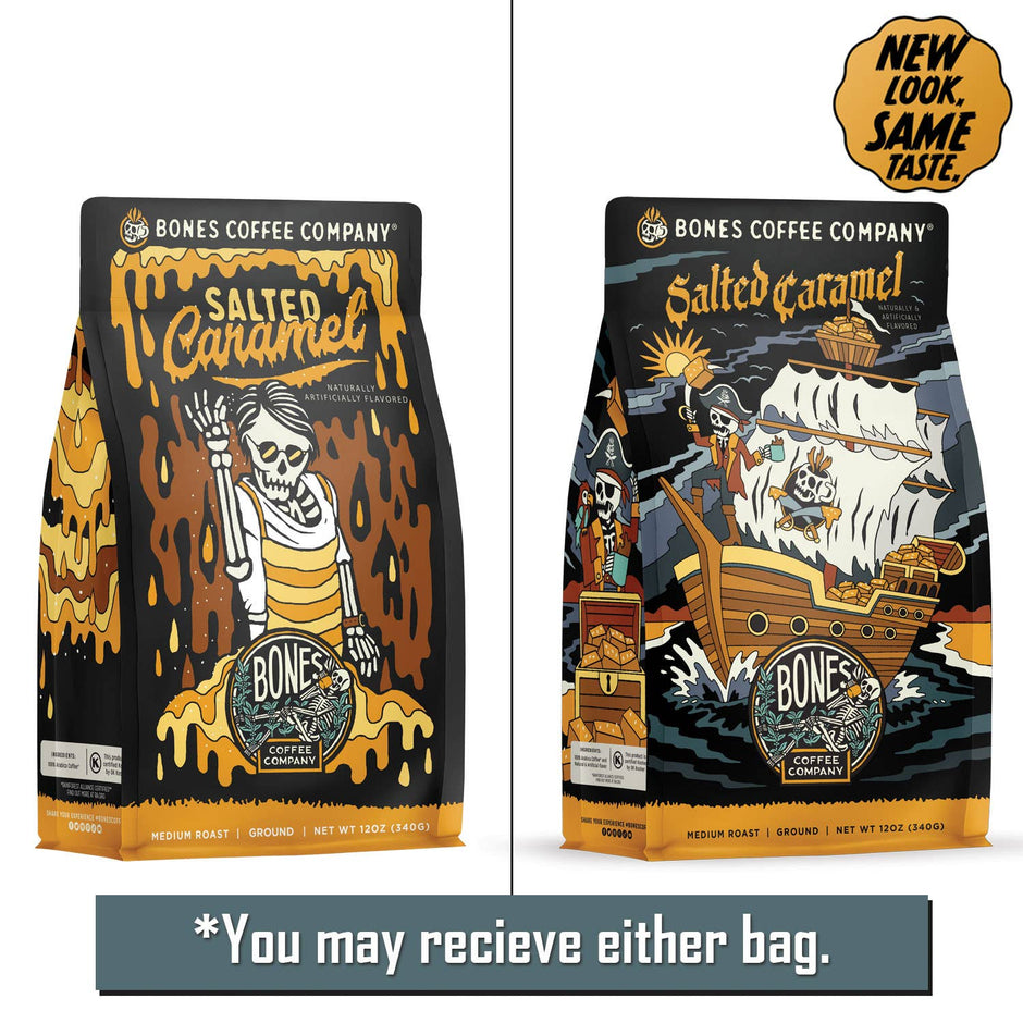 Salted Caramel Flavored Ground Coffee (12 oz) – Smooth, Sweet, and Cozy