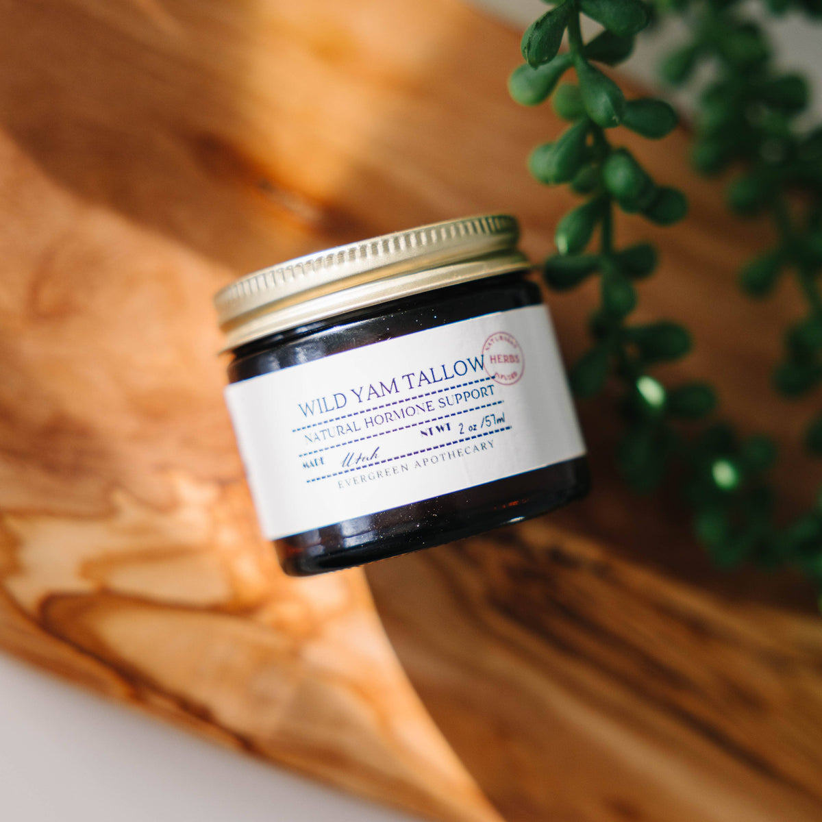 Wild Yam Tallow (2oz) Hormone Balance Cream