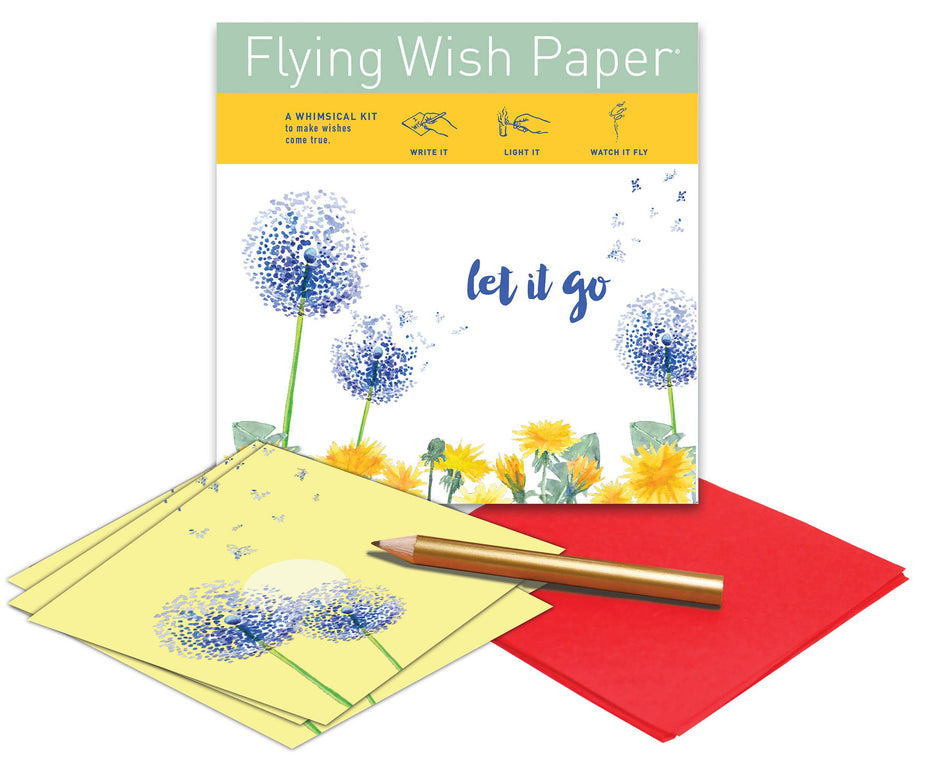 LET IT GO Wish Paper Kit | Self-Care Gift | Ritual Gift
