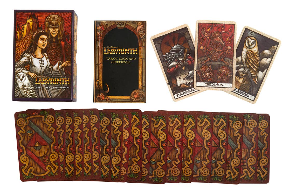 Labyrinth Tarot Deck and Guidebook (78 Cards and Guidebook) – Jim Henson’s Goblin City Meets Classic Tarot
