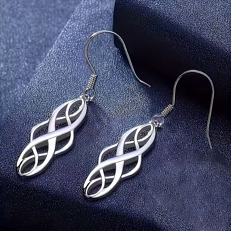 Celtic Knot Design Pendant Earrings – Elegant Minimalist Style (Daily Casual Wear) – .9