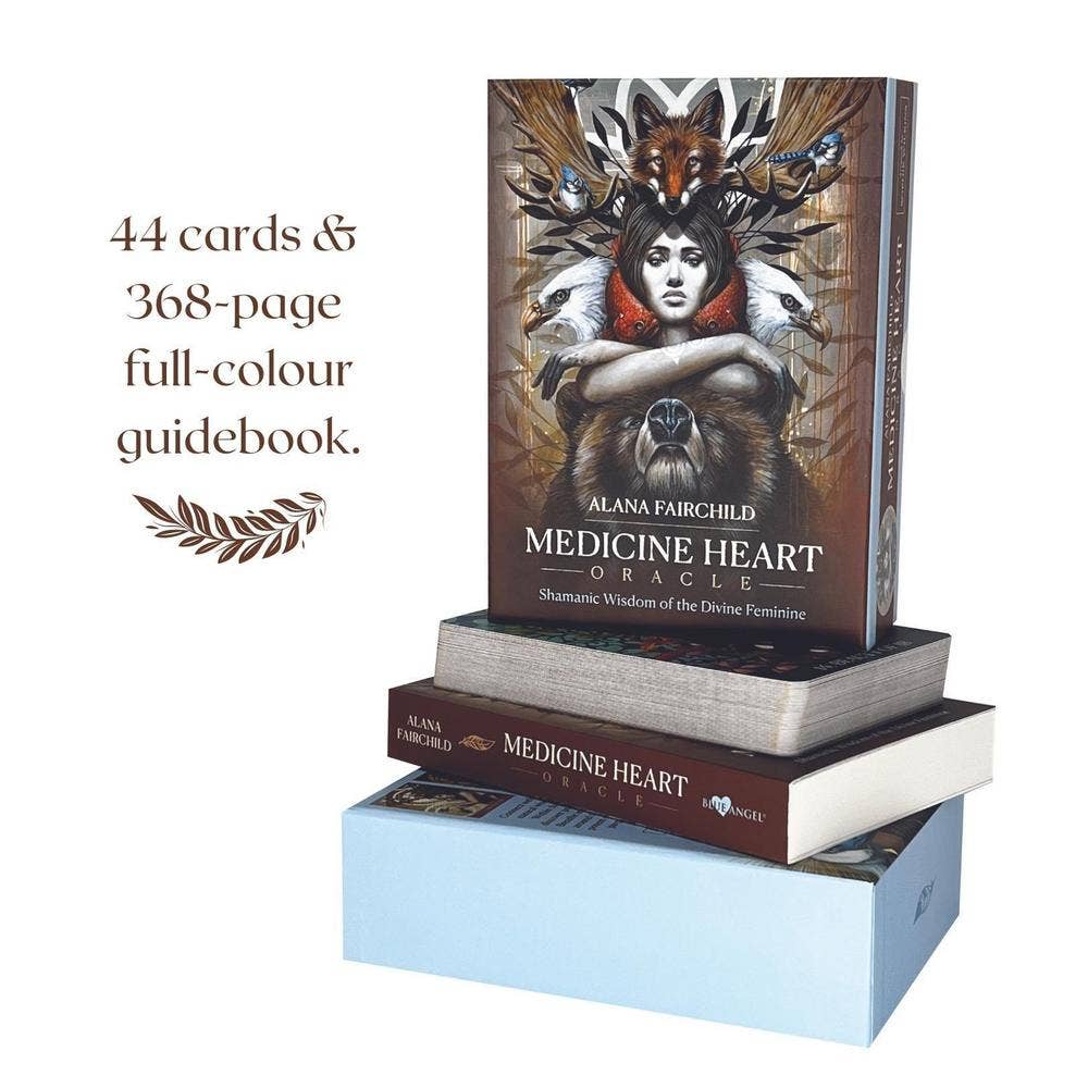 Shamanic Wisdom of the Divine Feminine (Medicine Heart Oracle #1) – 44-Card Oracle Deck + Booklet – by Alana Fairchild and Sophie Wilkins