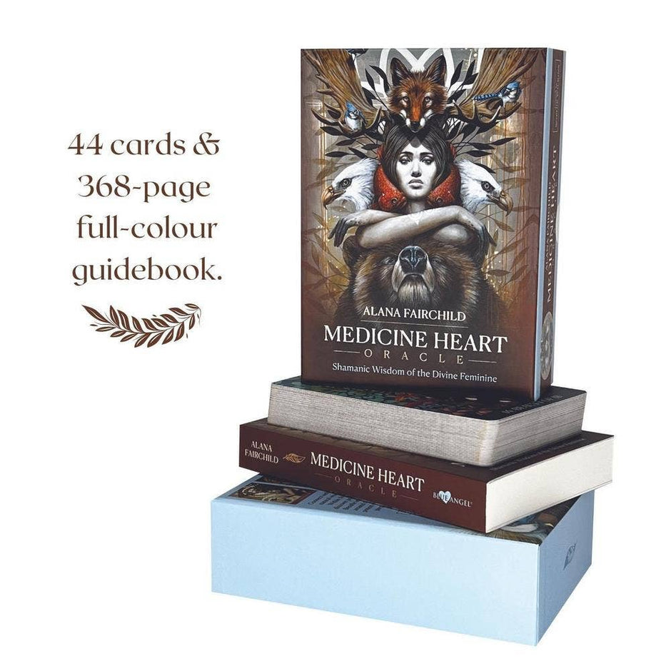 Shamanic Wisdom of the Divine Feminine (Medicine Heart Oracle #1) – 44-Card Oracle Deck + Booklet – by Alana Fairchild and Sophie Wilkins