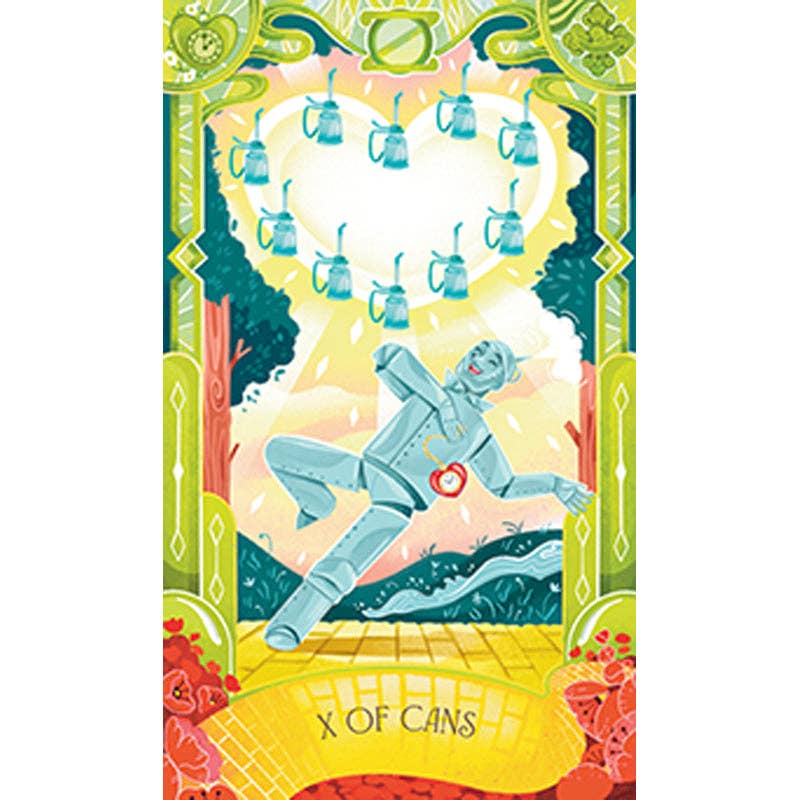 The Wizard of Oz Tarot Deck and Guidebook (Officially Licensed, 78 Cards and 128-Page Guidebook) – Deluxe Gift Box Set