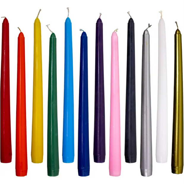 10’’ Ritual Taper Candles - Gold - Candles & Accessories