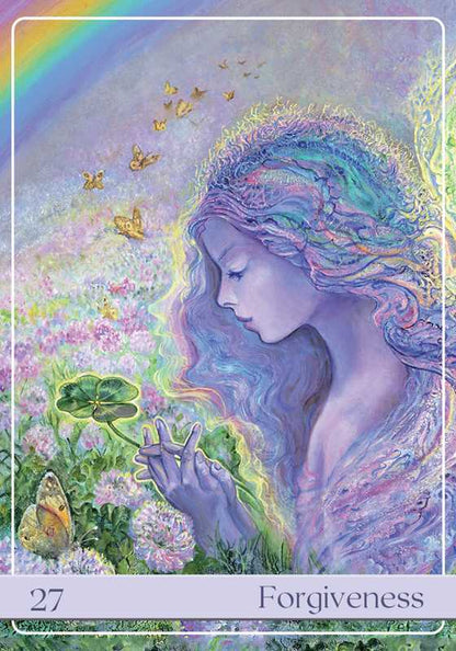 Angelic Vibrations Oracle by Josephine Wall: Flashcards; 128 pages / English